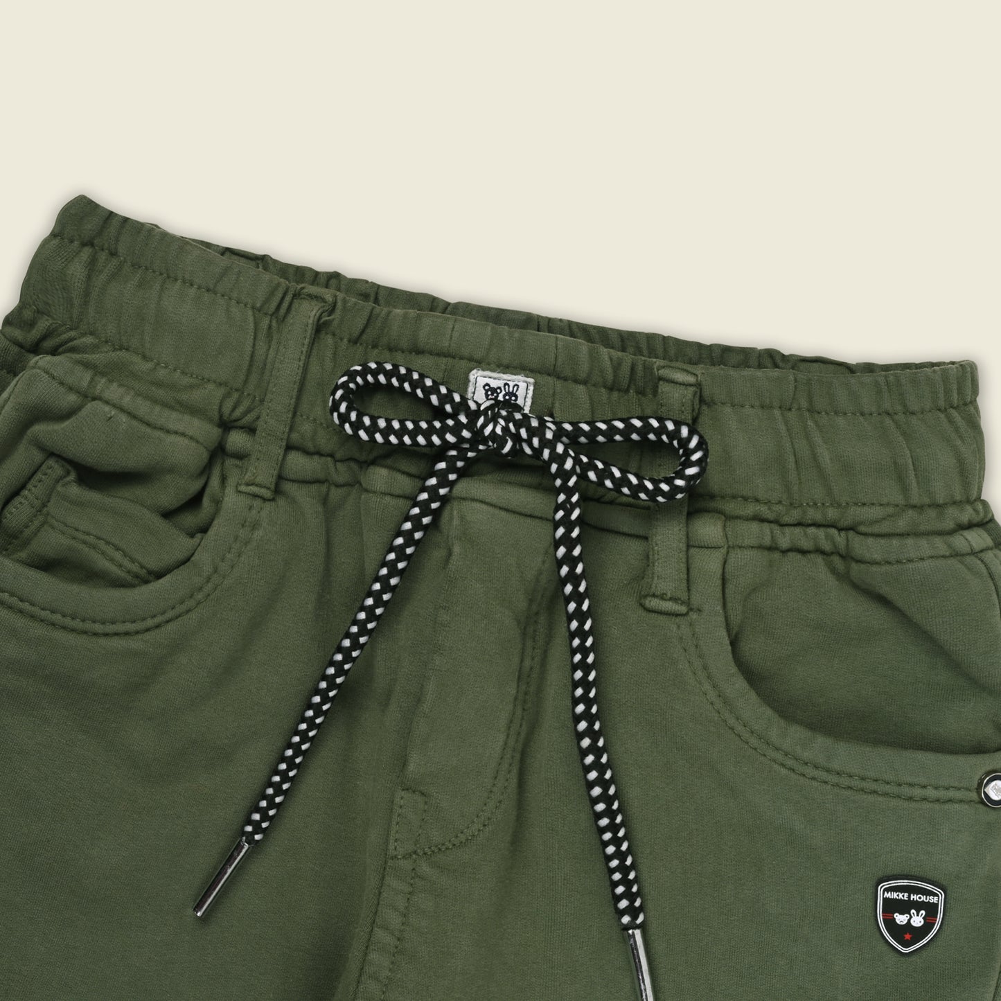 Boys Cotton Denim Cargo Pants – Stretchable Joggers