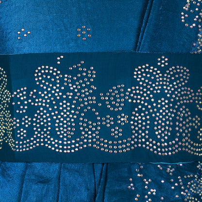 Girls Satin Ethnic Gown with Dupatta & Embellished Design | Premium Kids Festive Wear