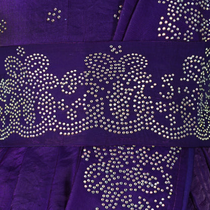 Girls Satin Ethnic Gown with Dupatta & Embellished Design | Premium Kids Festive Wear