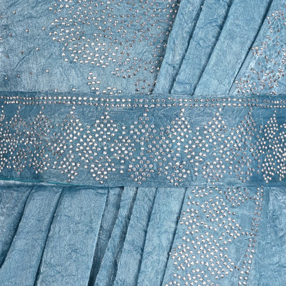 Girls Satin Ethnic Gown with Dupatta & Embellished Design | Elegant Kids Festive Wear
