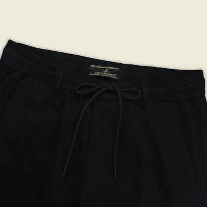 Men’s Cotton Cargo Pants | Comfortable Casual Wear with Multi Utility Pockets | Elastic Waist & Cuffed Jogger Fit