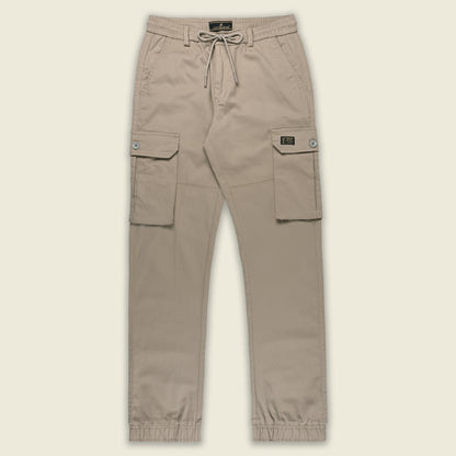 Men’s Cotton Cargo Pants | Comfortable Casual Wear with Multi Utility Pockets | Elastic Waist & Cuffed Jogger Fit