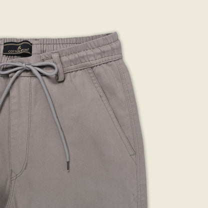 Men’s Cotton Cargo Pants | Comfortable Casual Wear with Multi Utility Pockets | Elastic Waist & Cuffed Jogger Fit