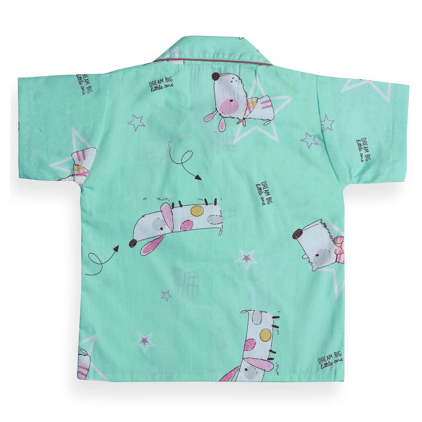 Unisex Printed Top and Bottom Pyjamas Night Dress
