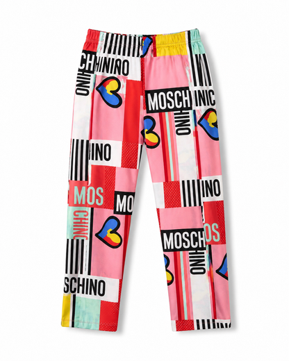 Unisex Cotton Printed Night Suit Set – Multicolor Graphic Print