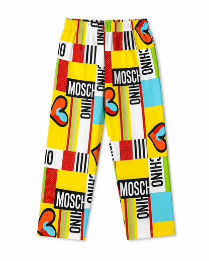 Unisex Cotton Printed Night Suit Set – Multicolor Graphic Print