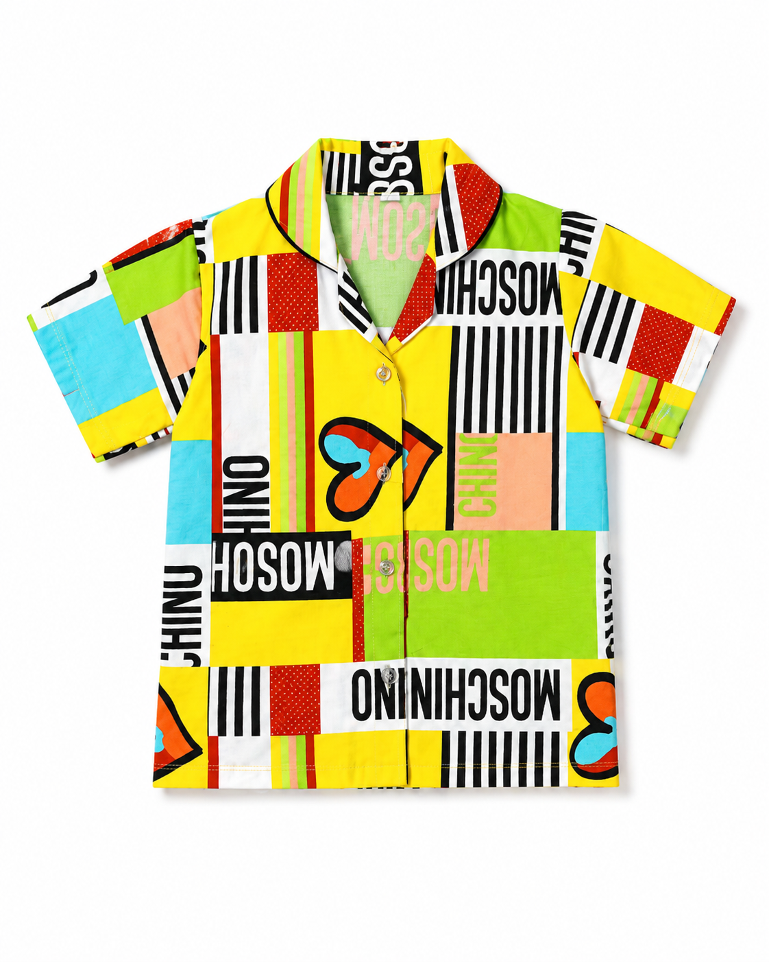 Unisex Cotton Printed Night Suit Set – Multicolor Graphic Print