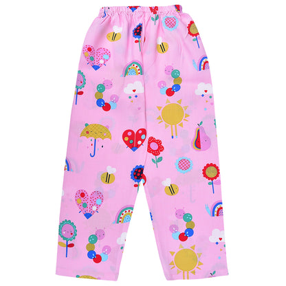 Unisex Printed Top and Bottom Pyjamas Night Dress nd73pbk