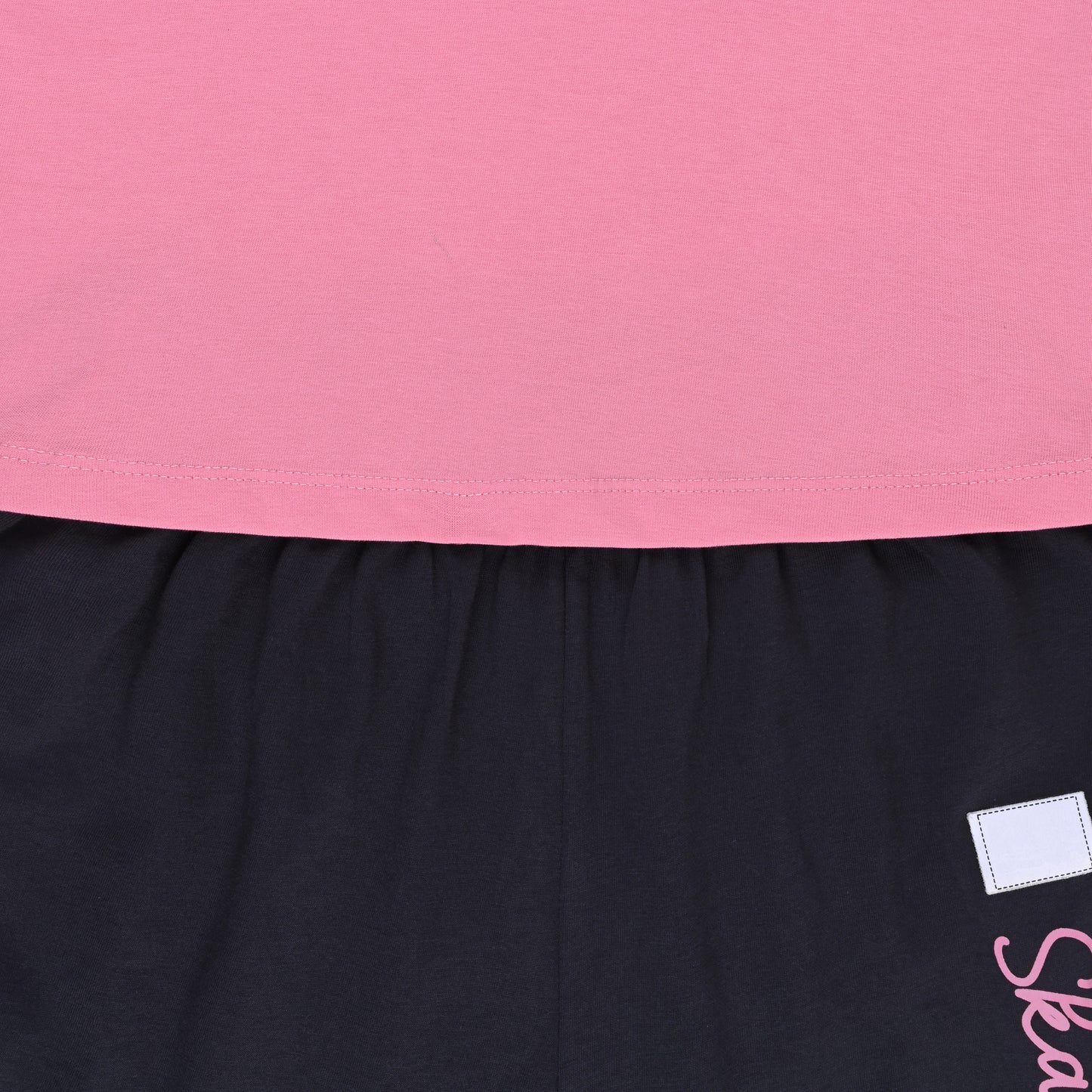 Girls Cotton Printed T-shirt and Trouser Set