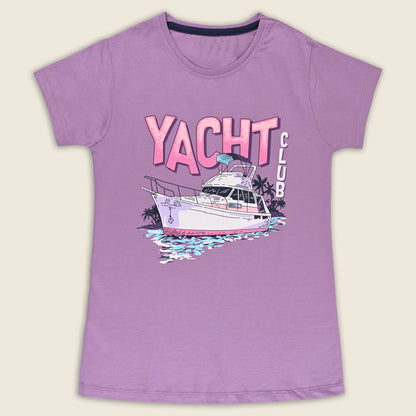 Girls Cotton Printed T-shirt and Shorts Set