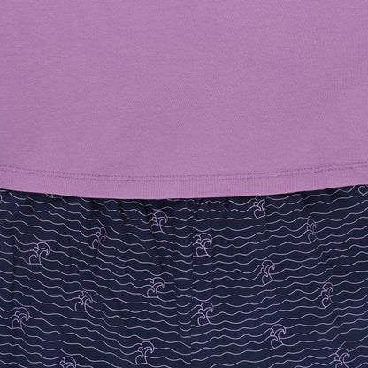 Girls Cotton Printed T-shirt and Shorts Set
