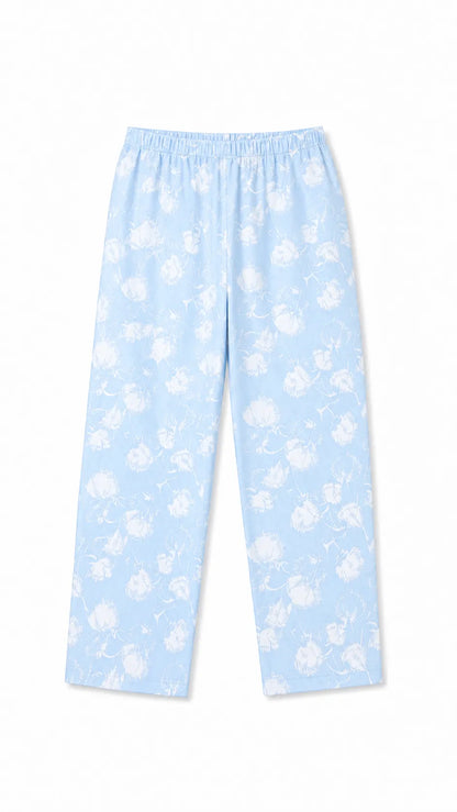Girls Cotton Floral Night Suit Set – Blossom Print