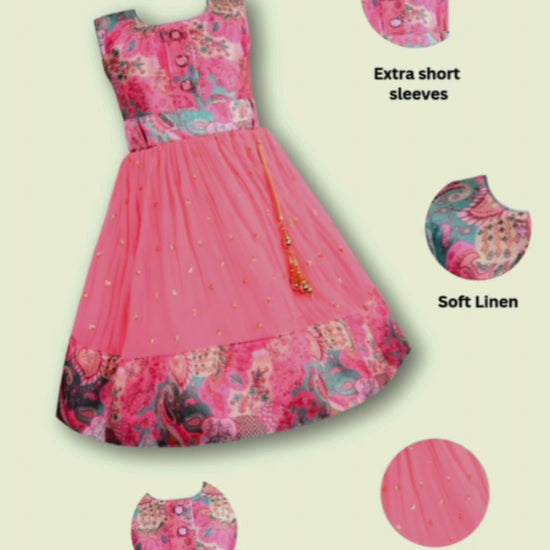 Girls Ethnic Frock Dress