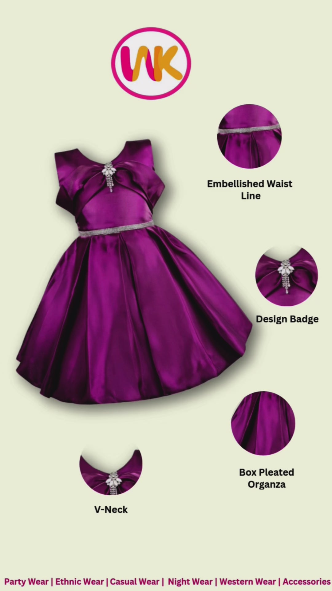 Girls Party Wear Dress