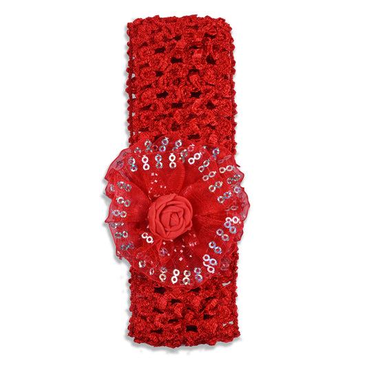 Elastic Flower Hairband