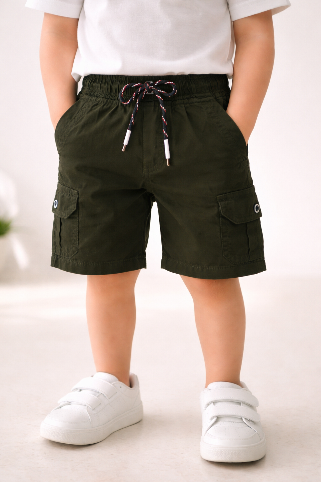 Boys Cotton Cargo Summer Shorts