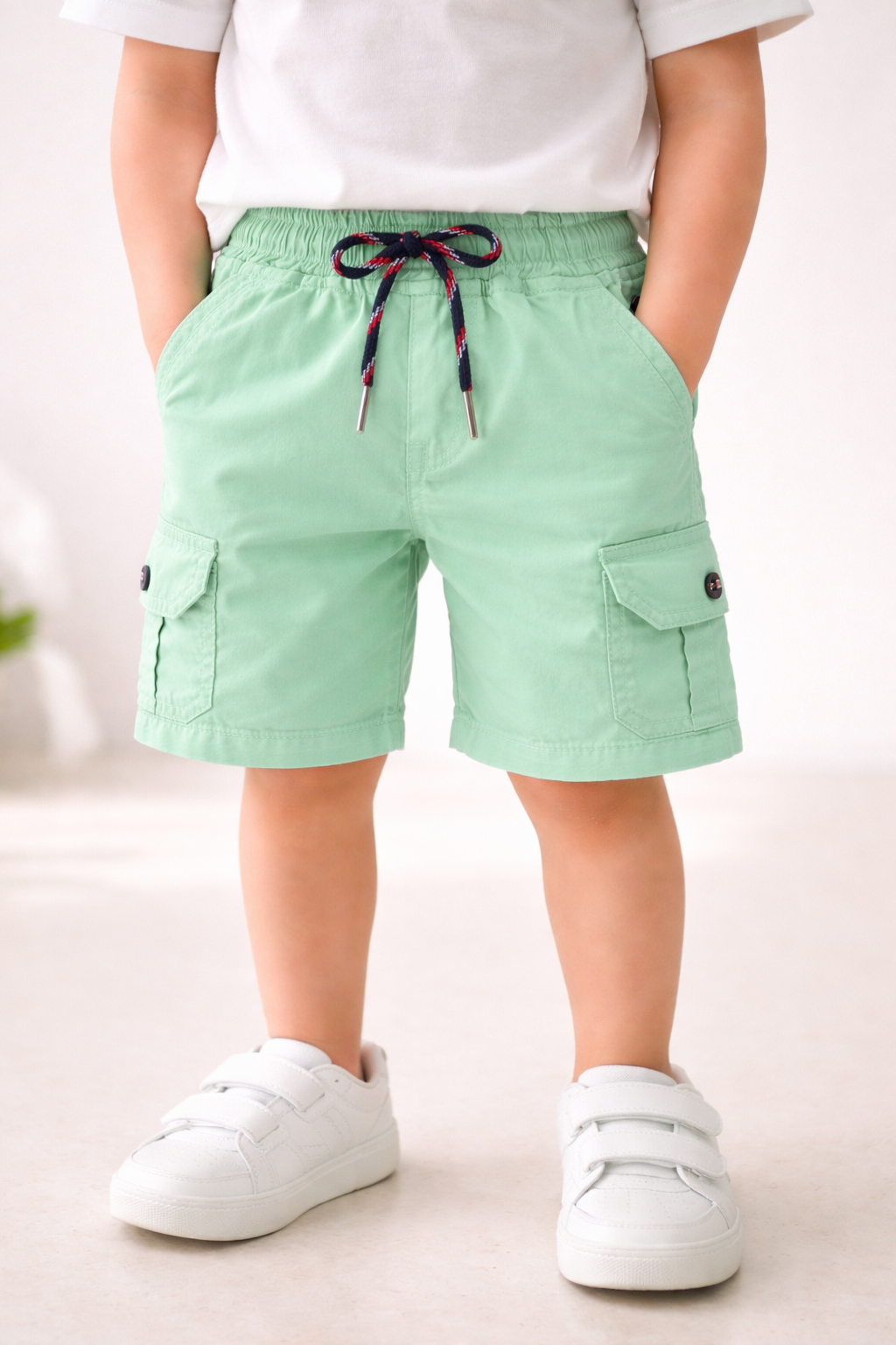 Boys Cotton Cargo Summer Shorts