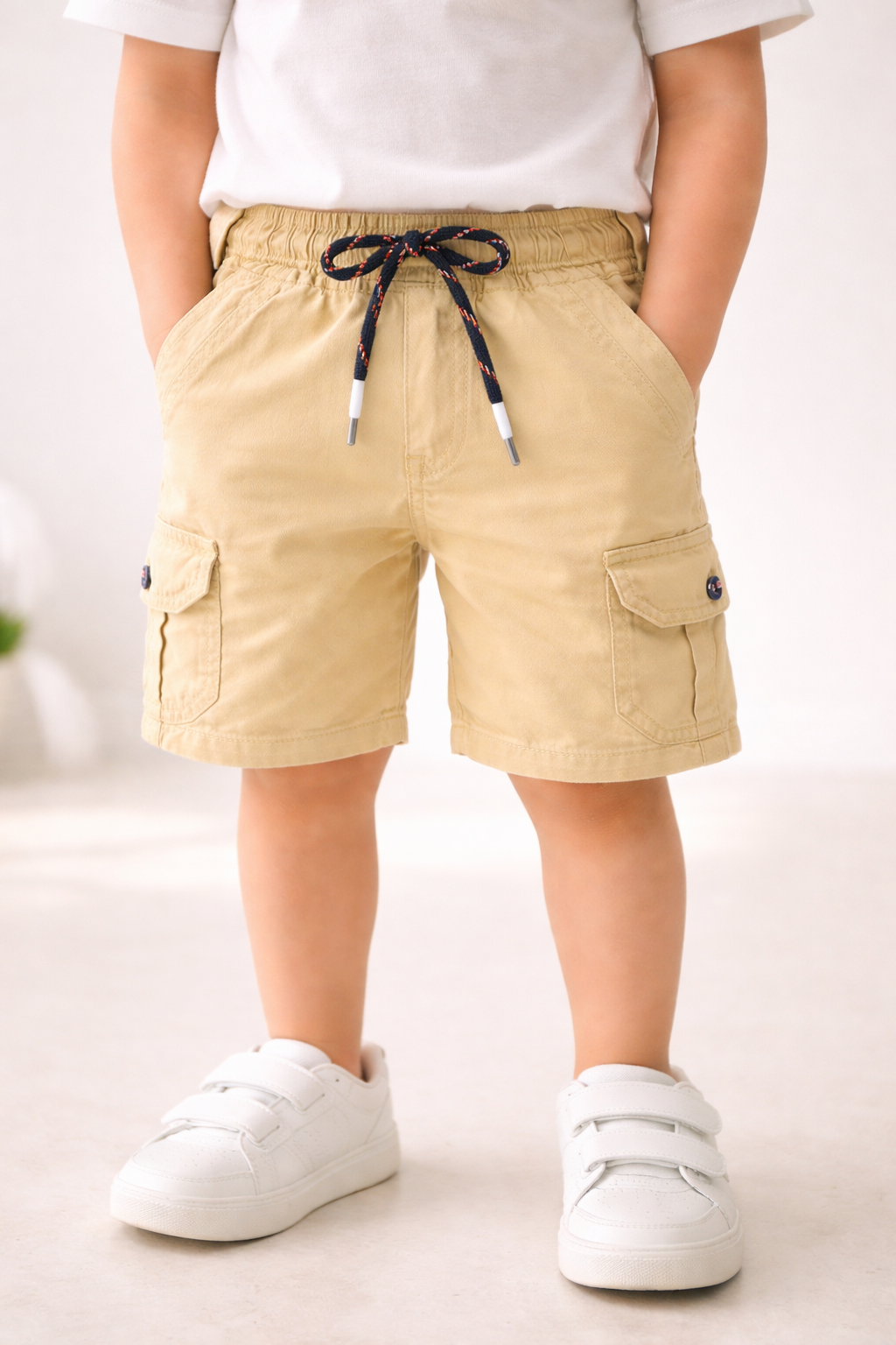 Boys Cotton Cargo Summer Shorts