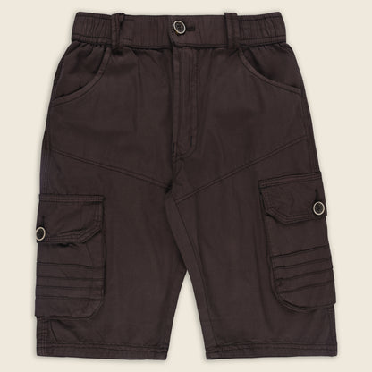 Boys Cargo Shorts With Waist Belt