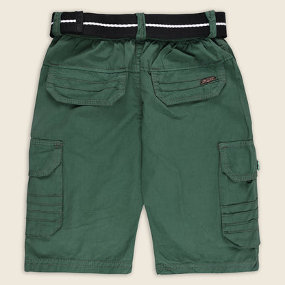 Boys Cargo Shorts With Waist Belt