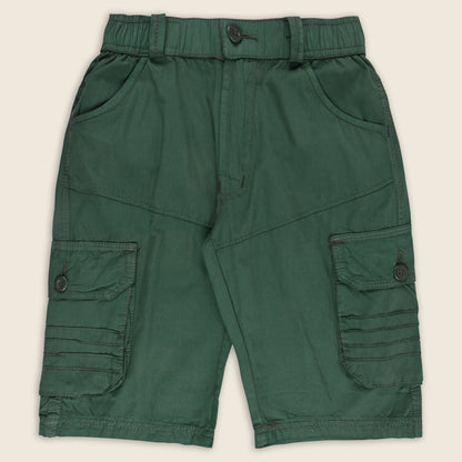Boys Cargo Shorts With Waist Belt
