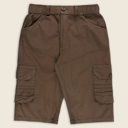 Boys Cargo Shorts With Waist Belt