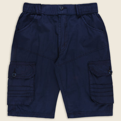 Boys Cargo Shorts With Waist Belt
