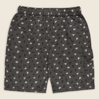 Boys Cotton Cargo Summer Printed Shorts