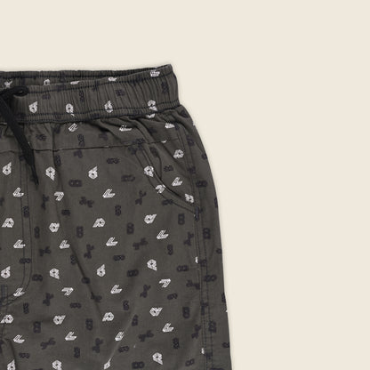 Boys Cotton Cargo Summer Printed Shorts