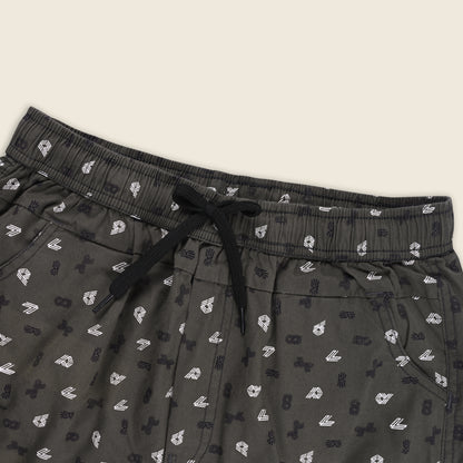Boys Cotton Cargo Summer Printed Shorts