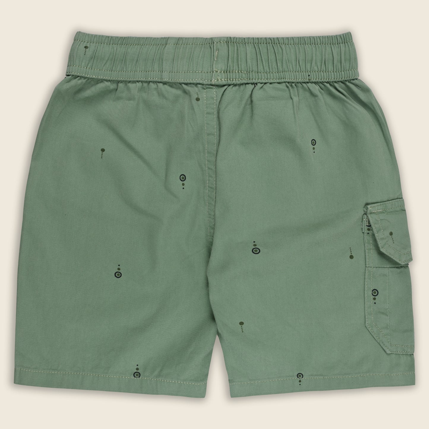 Boys Cotton Cargo Summer Printed Shorts