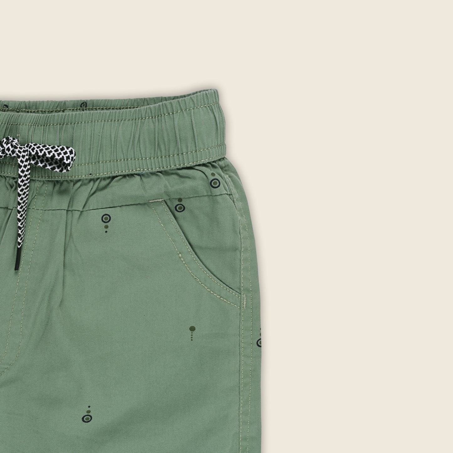 Boys Cotton Cargo Summer Printed Shorts