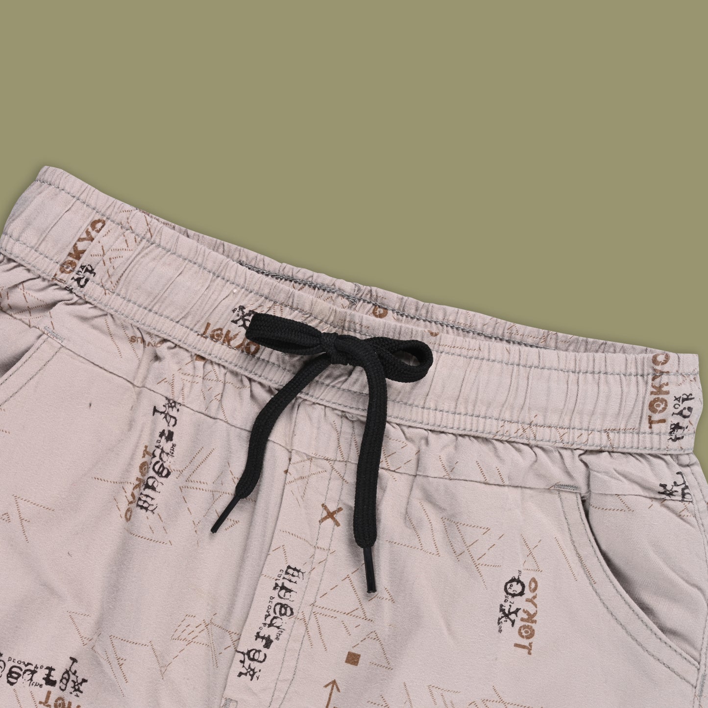 Boys Cotton Cargo Summer Printed Shorts