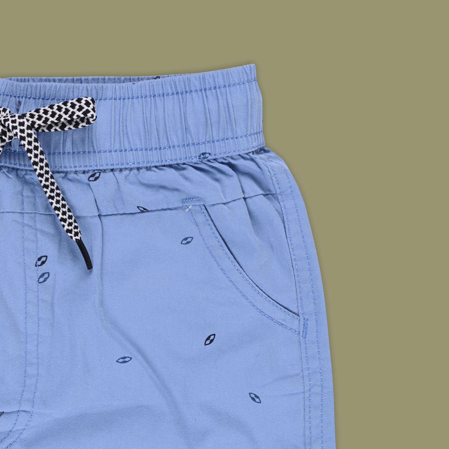 Boys Printed Cotton Cargo Shorts