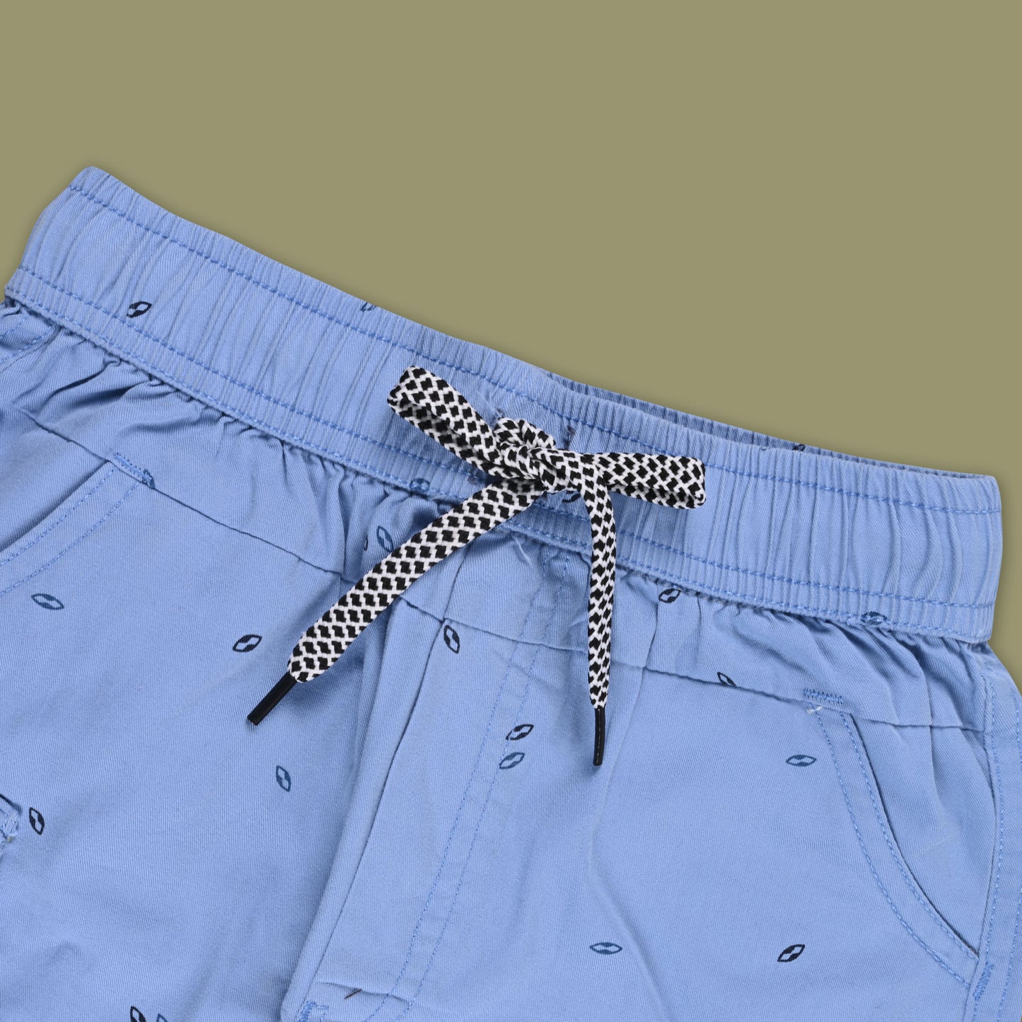 Boys Printed Cotton Cargo Shorts