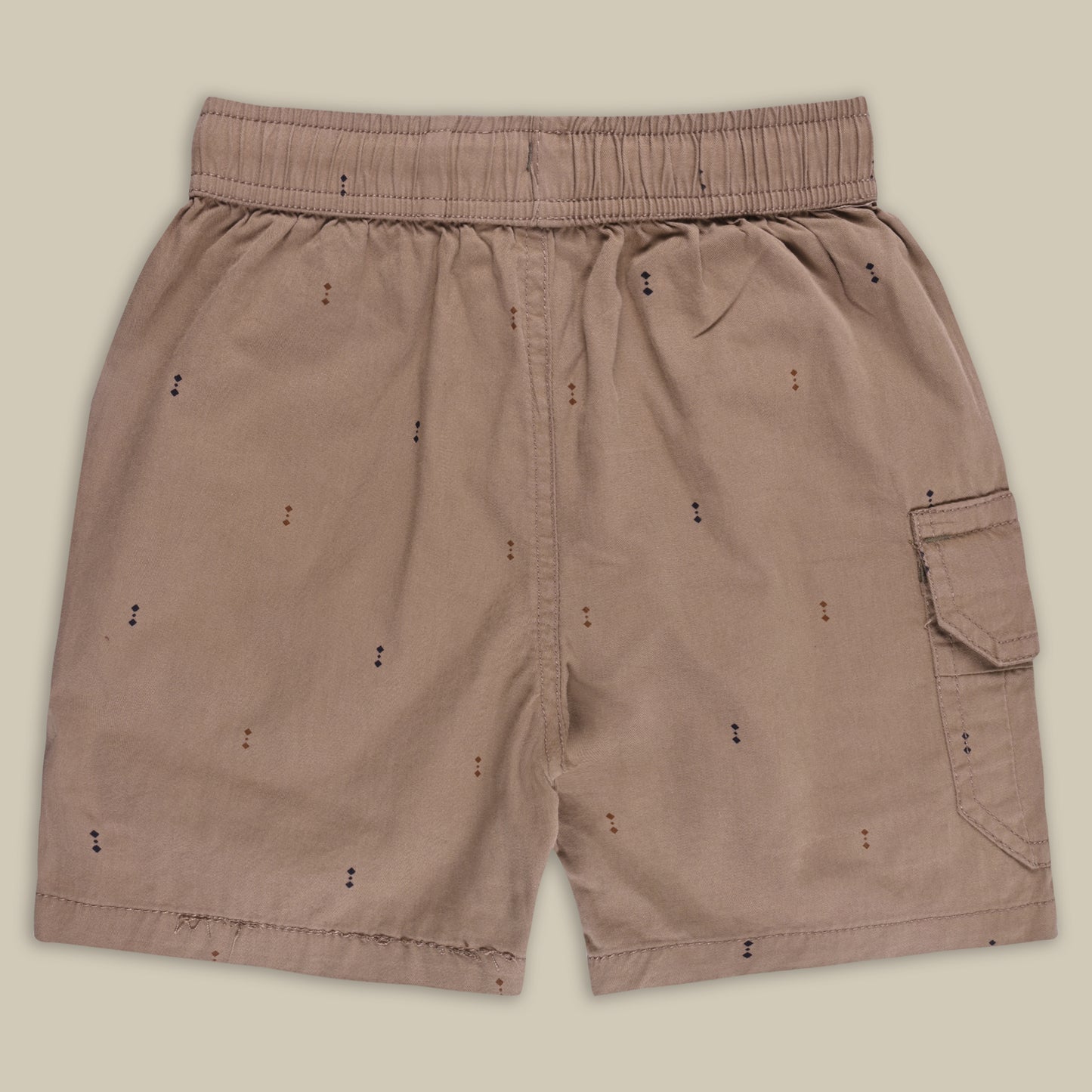 Boys Printed Cotton Cargo Shorts