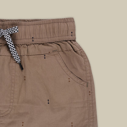 Boys Printed Cotton Cargo Shorts