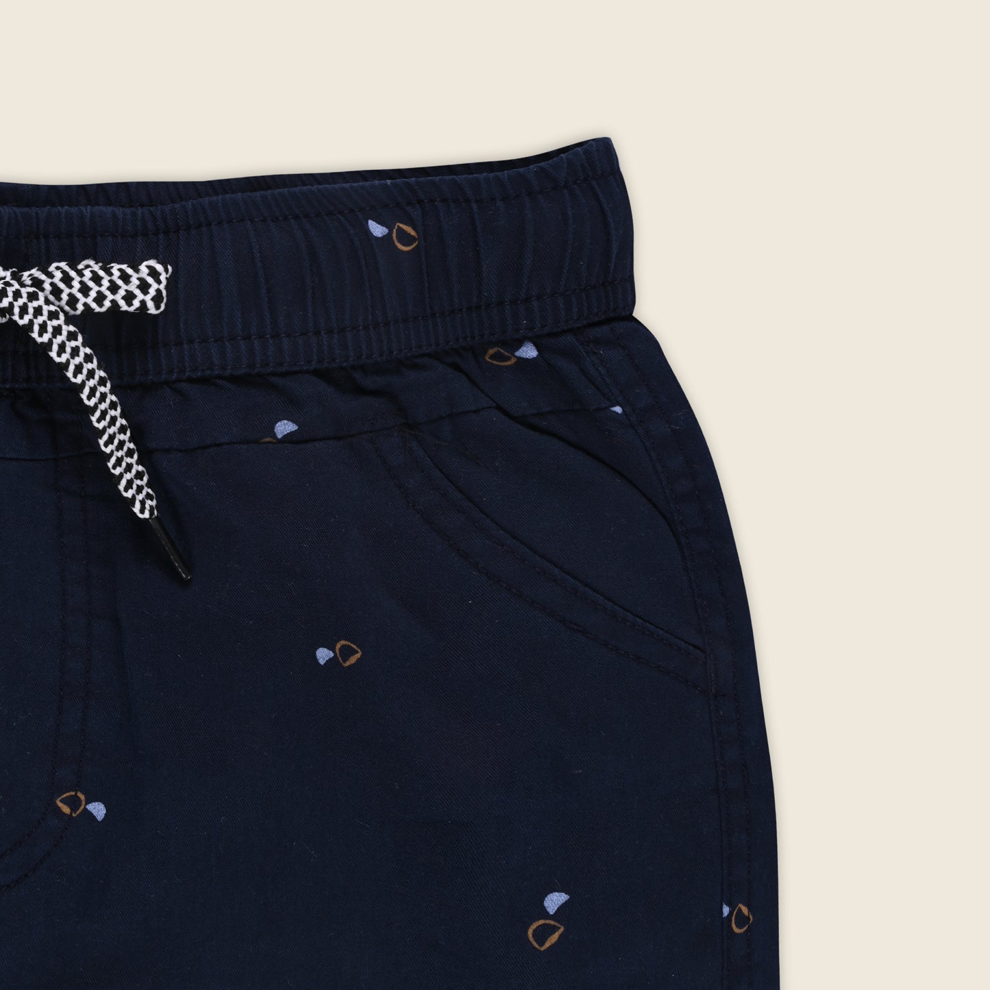 Boys Printed Cotton Cargo Shorts