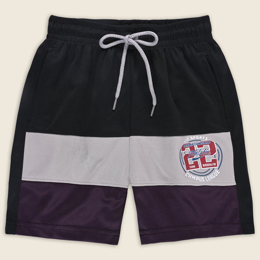 Boys Sporty Striped Printed Shorts