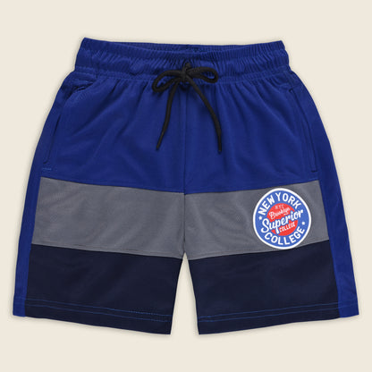Boys Sporty Striped Printed Shorts