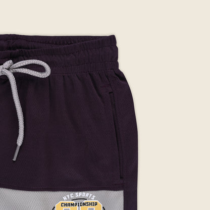 Boys Sporty Striped Printed Shorts