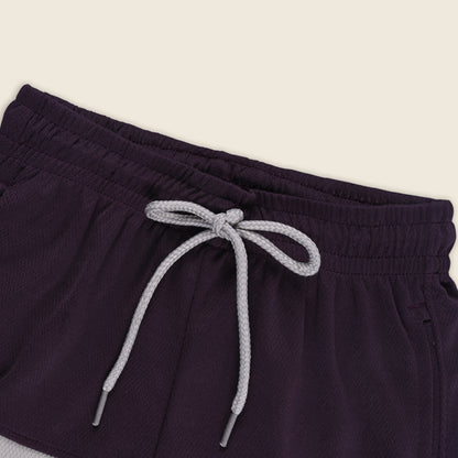 Boys Sporty Striped Printed Shorts
