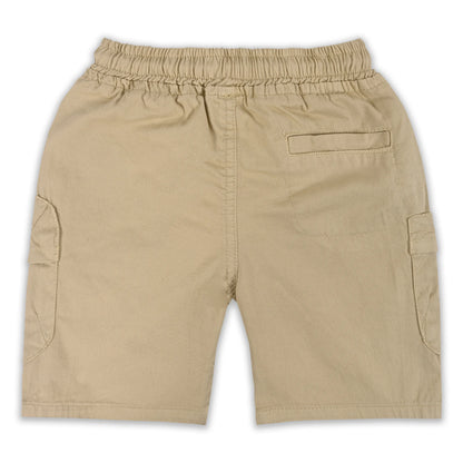 Boys Cotton Cargo Shorts Pack of 2 with Drawstring Waist | Casual Kids Summer Wear