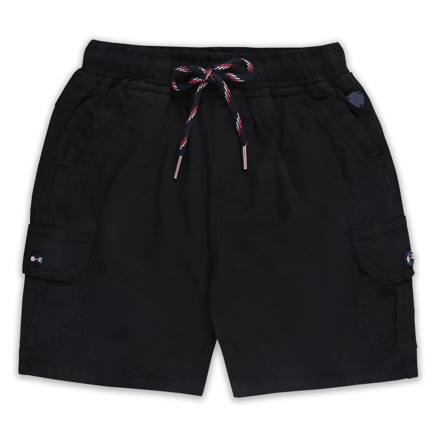 Boys Cotton Cargo Shorts Pack of 2 with Drawstring Waist | Casual Kids Summer Wear
