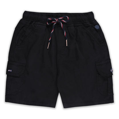 Boys Cotton Cargo Shorts Pack of 2 with Drawstring Waist | Casual Kids Summer Wear
