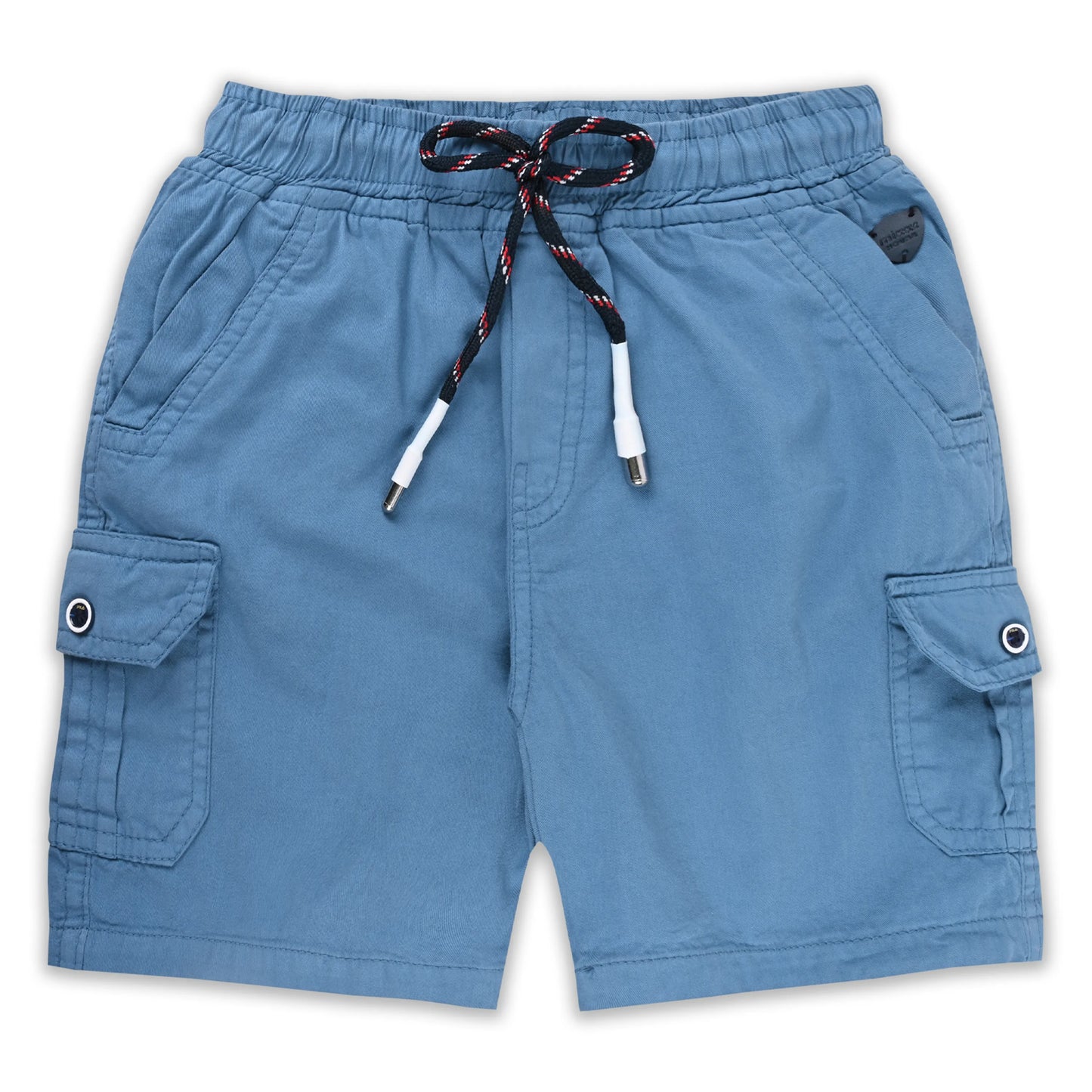 Boys Cotton Cargo Shorts Pack of 2 with Drawstring Waist | Casual Kids Summer Wear