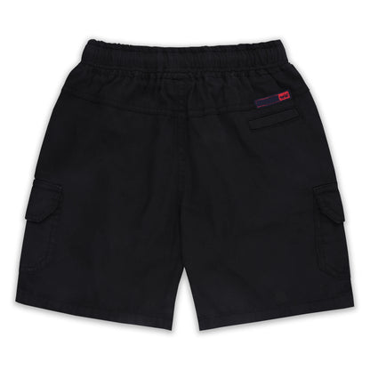 Boys Cotton Cargo Shorts Pack of 2 with Drawstring Waist | Casual Kids Summer Wear