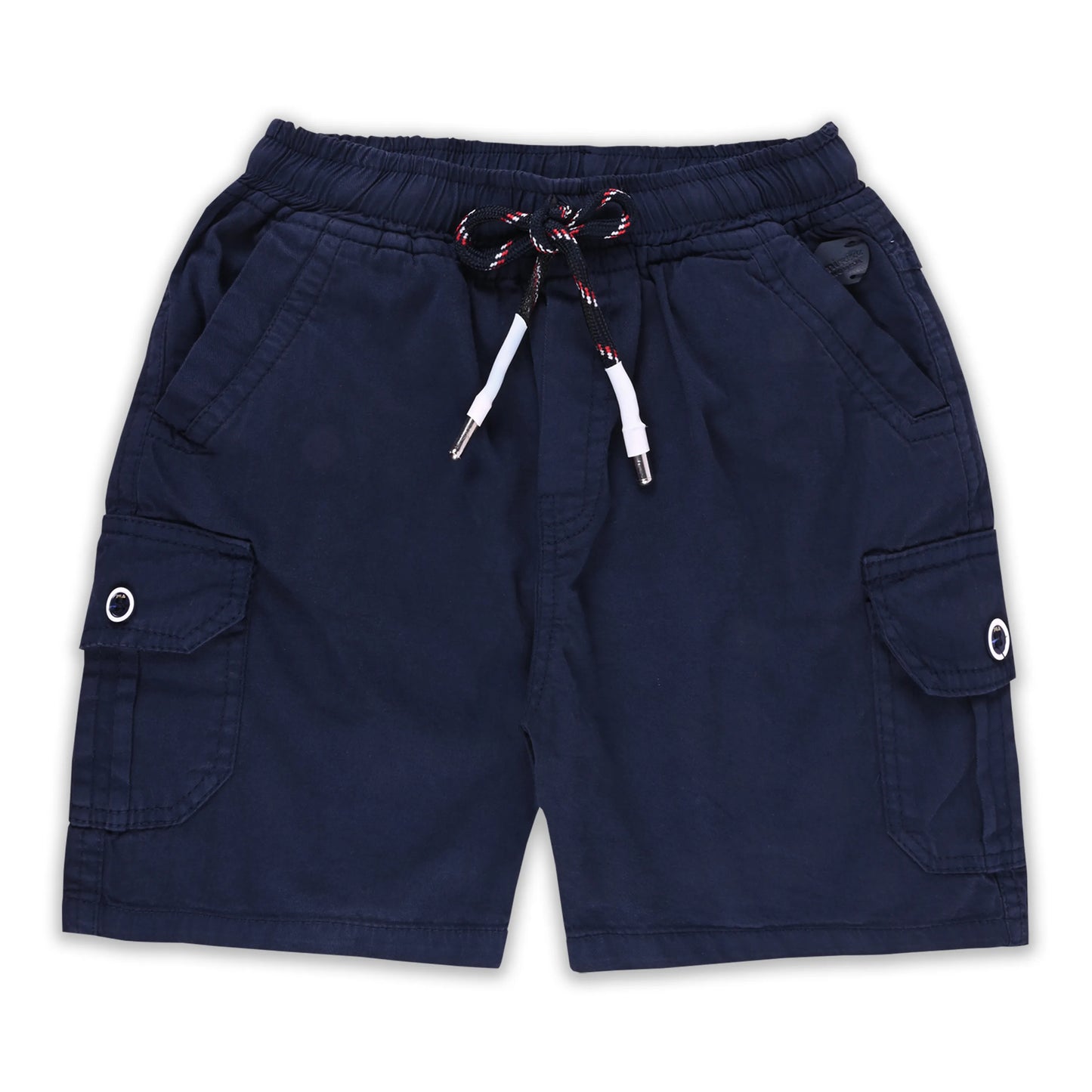 Boys Cotton Cargo Shorts Pack of 2 with Drawstring Waist | Casual Kids Summer Wear