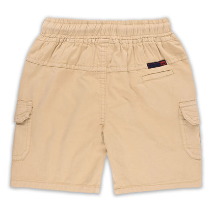 Boys Cotton Cargo Shorts Pack of 2 with Drawstring Waist | Casual Kids Summer Wear
