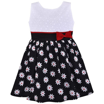 Girls Pure Cotton Floral Printed Summer Dress